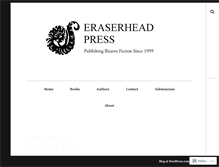 Tablet Screenshot of eraserheadpress.com